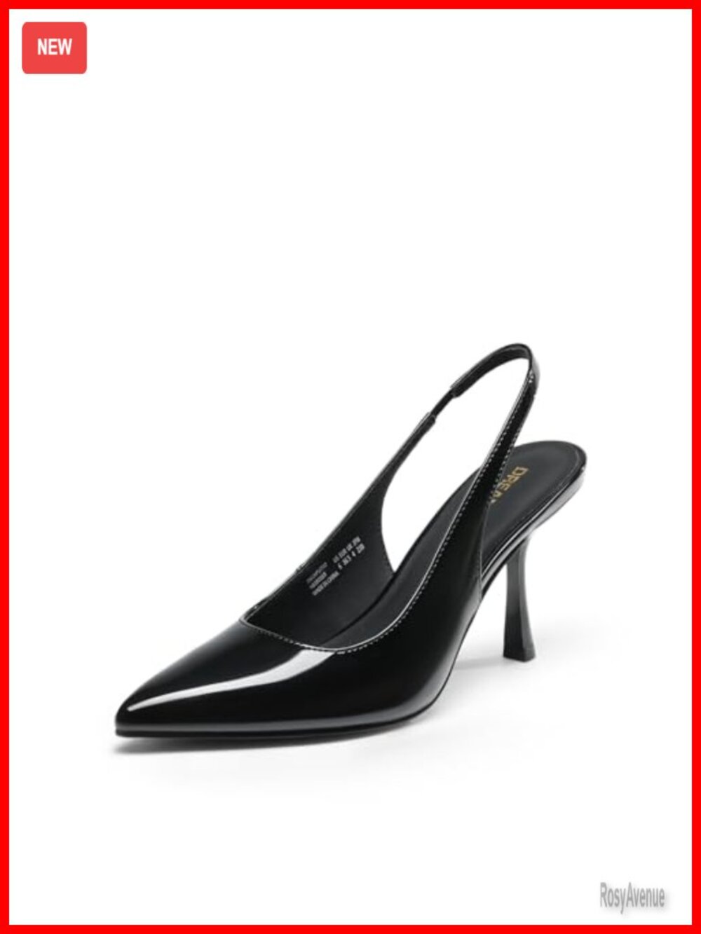 Women's Slingback High Heels Pointed Toe Stiletto Pumps Formal Dress Shoes